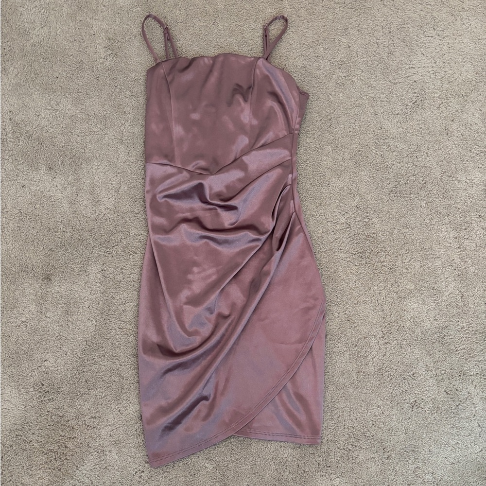 Emerald Sundae Satin Dress